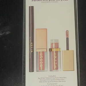 Stila Perfect Eye Trio Gift Set Kitten Edition Liner Shimmer Glow Liquid Shadow.